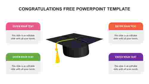 CONGRATULATIONS FREE POWERPOINT TEMPLATE
